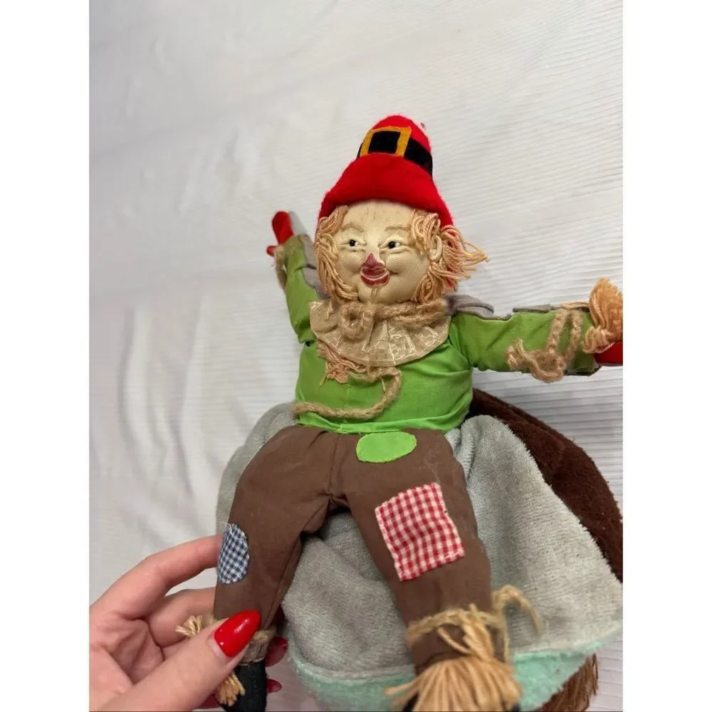 Wizard Of Oz Reversible Doll Plush Dorothy Tin Man Scarecrow VTG Topsy Turvy